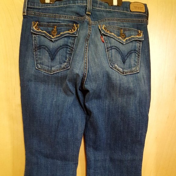 Levi's 515 Boot cut Jeans - Size 8 Short - Picture 2 of 6